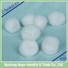 100% cotton sterile or non-sterile disposable cotton ball ,good absorbent,